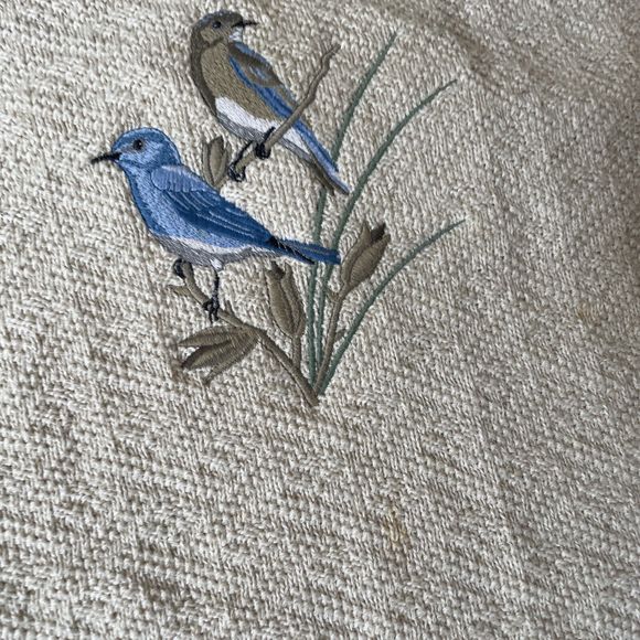 vintage grandma collared bird lightweight long sleeve sweatshirt size la… - Picture 4 of 9